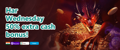 100% Welcome Match Bonus promotion
